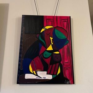 One of a kind, modern replica of the writer of Picasso